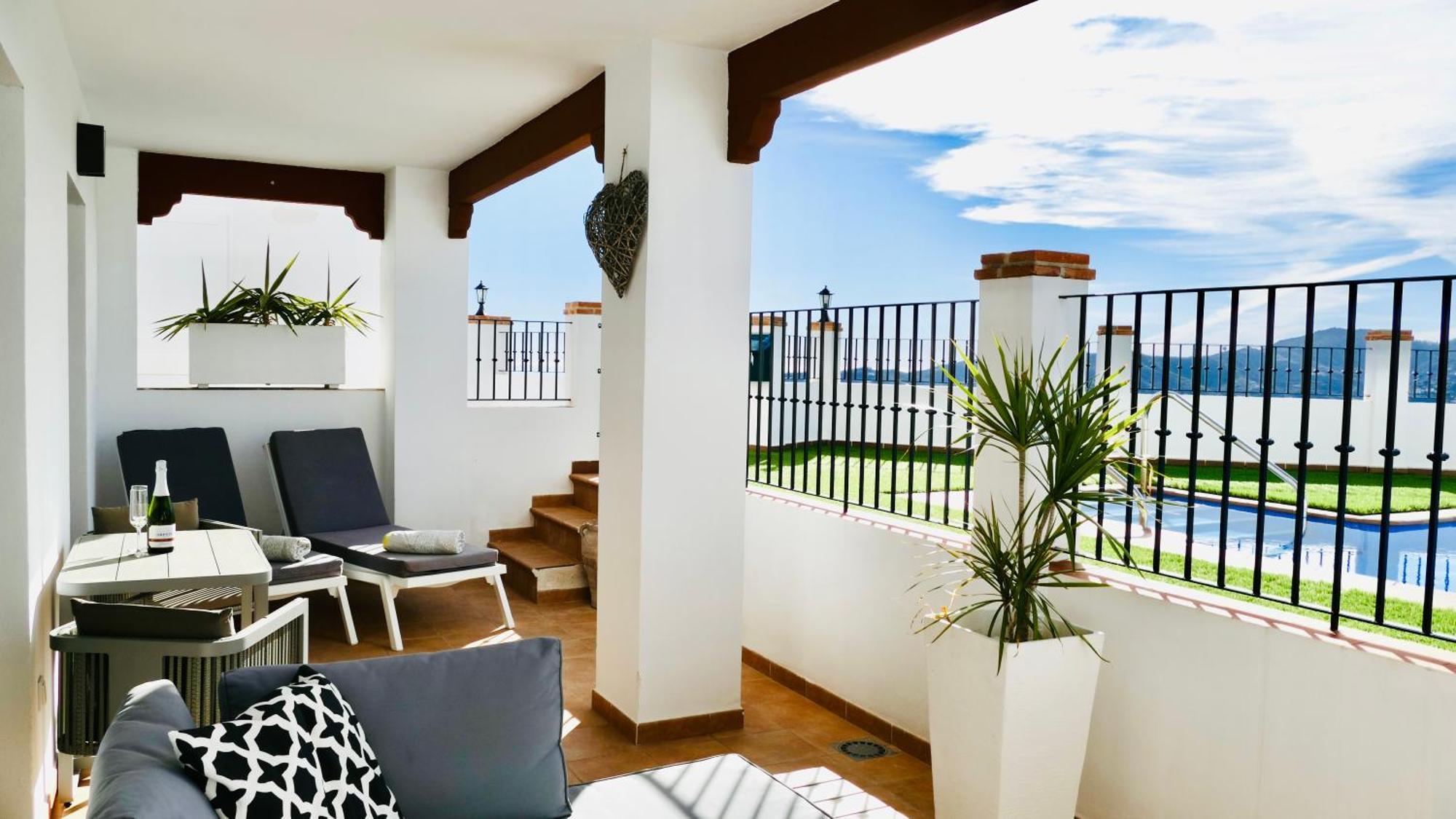 Casita - Stunning New With Views With Private Parking Space Frigiliana